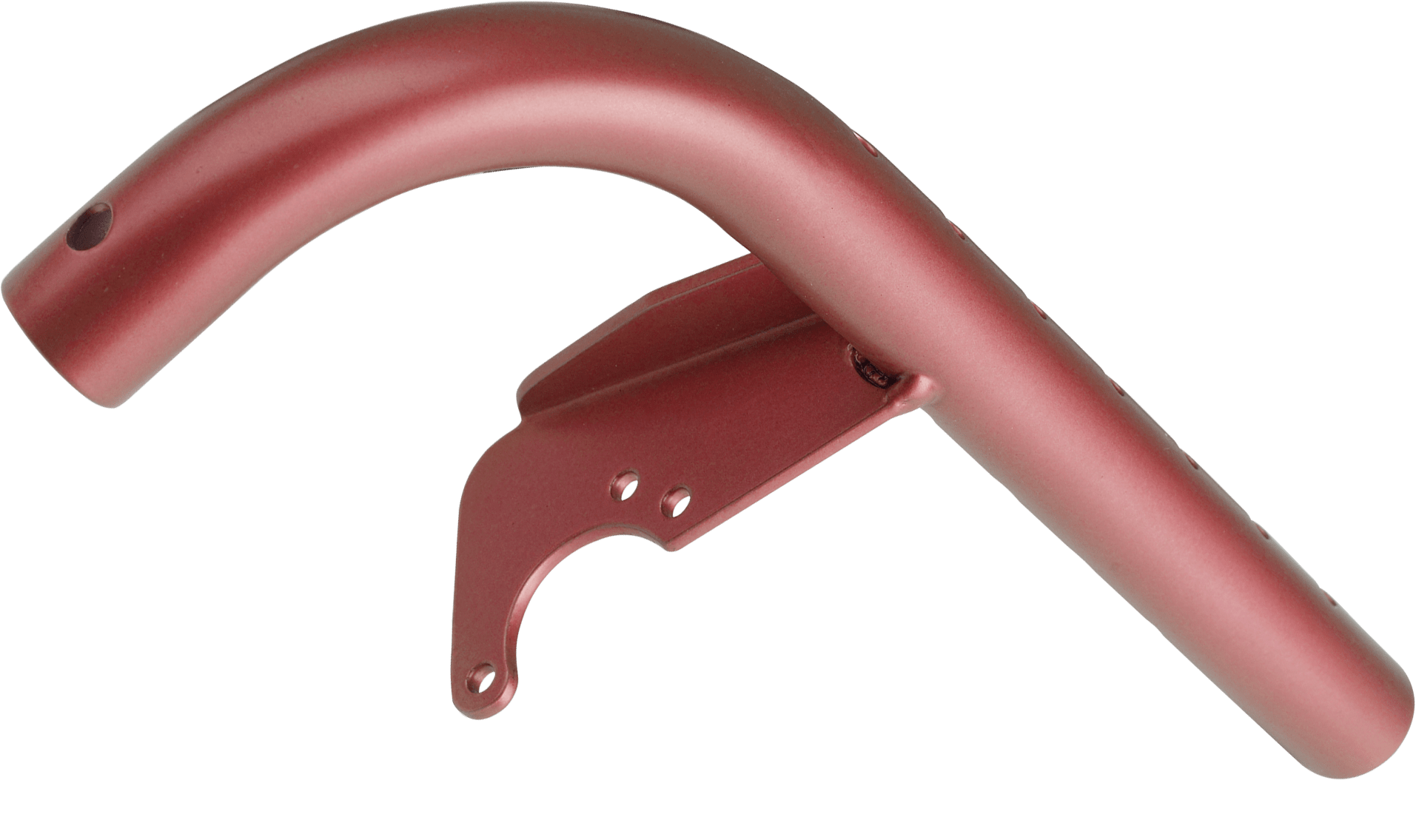 alt red powder coated component